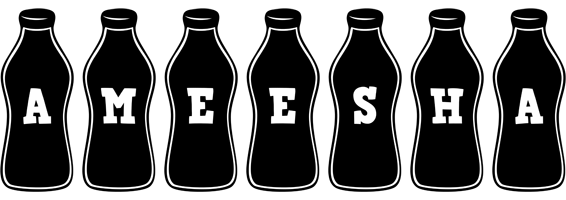 Ameesha bottle logo