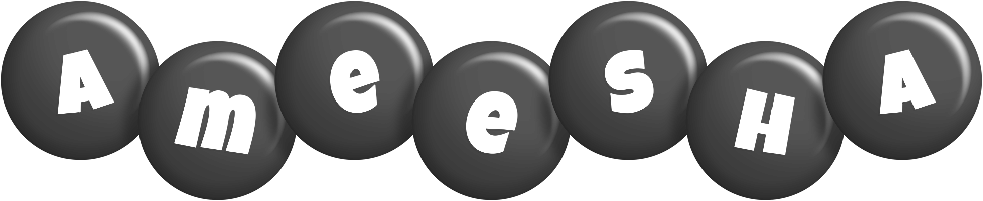 Ameesha candy-black logo