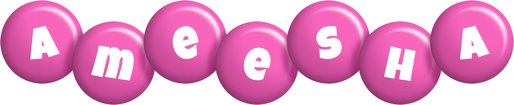 Ameesha candy-pink logo