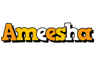 Ameesha cartoon logo