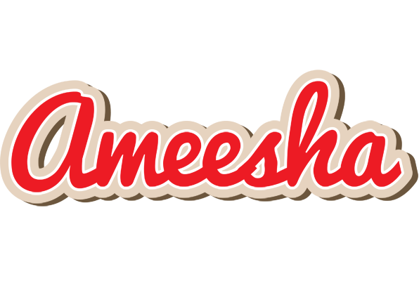 Ameesha chocolate logo