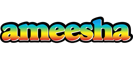 Ameesha color logo