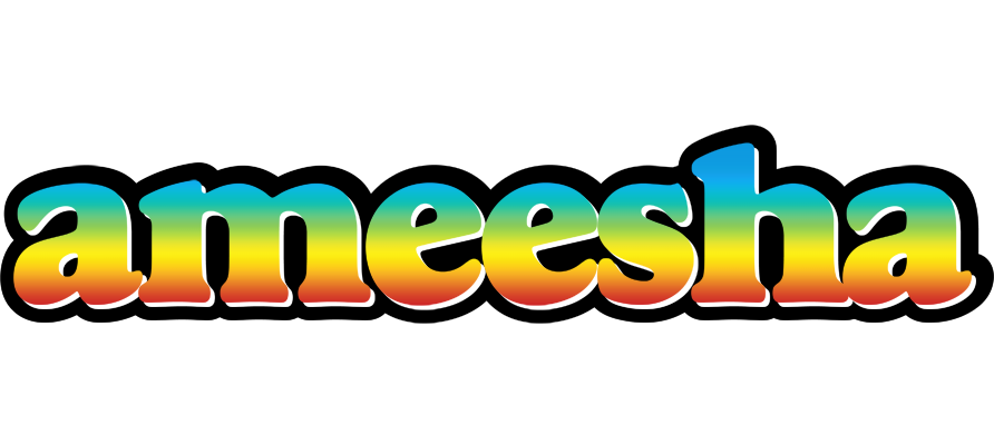 Ameesha color logo