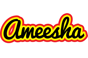 Ameesha flaming logo