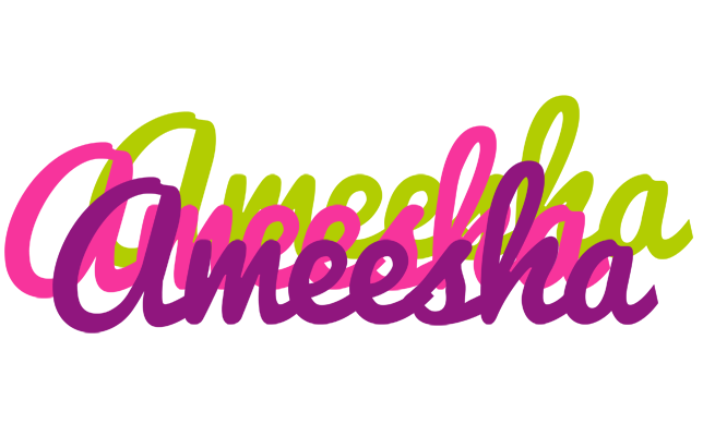 Ameesha flowers logo