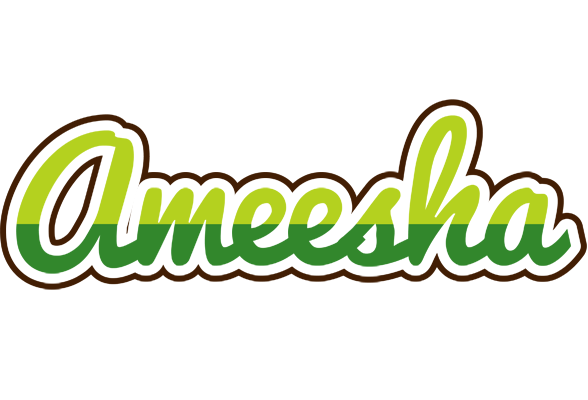 Ameesha golfing logo