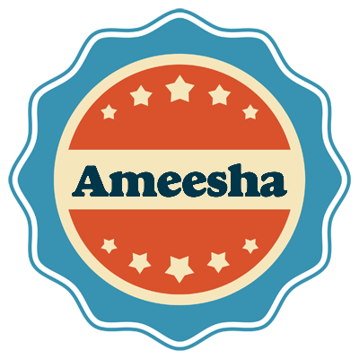 Ameesha labels logo