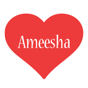 Ameesha love logo