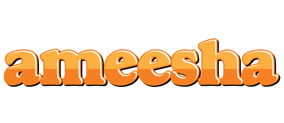 Ameesha orange logo