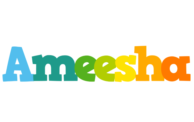 Ameesha rainbows logo