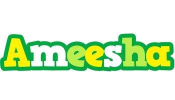 Ameesha soccer logo