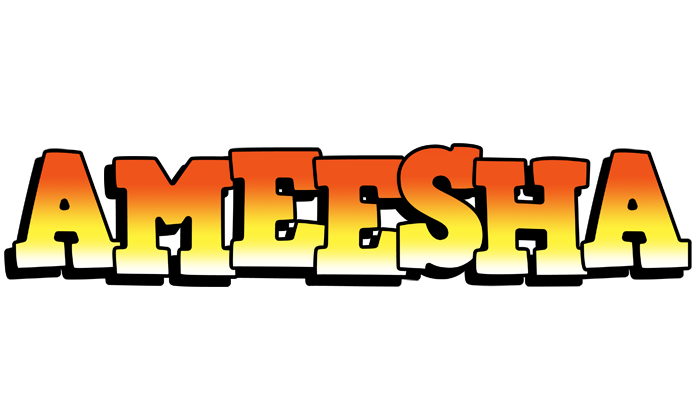 Ameesha sunset logo