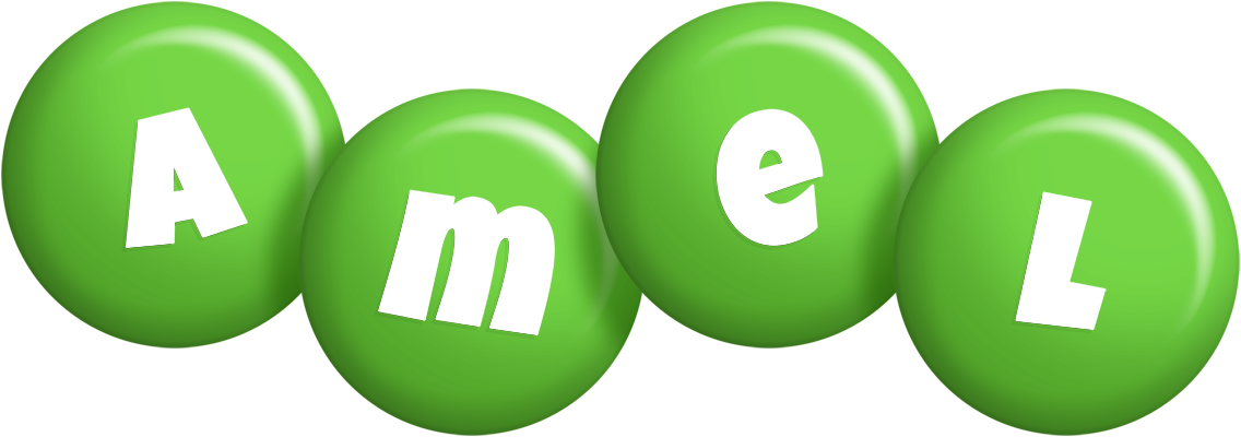 Amel candy-green logo