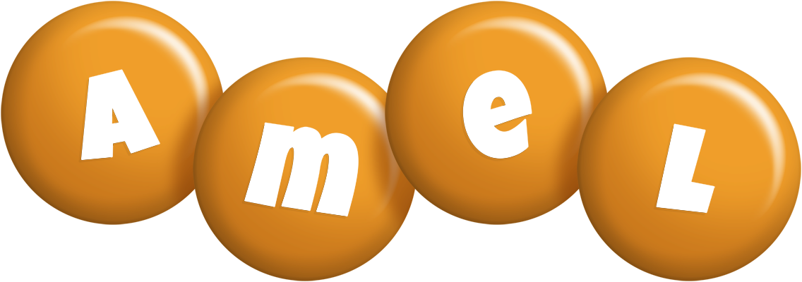 Amel candy-orange logo