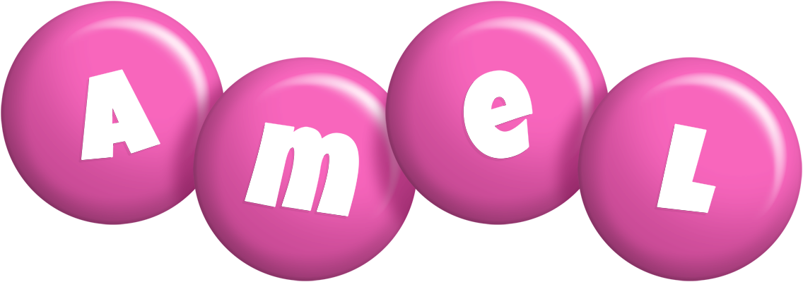 Amel candy-pink logo