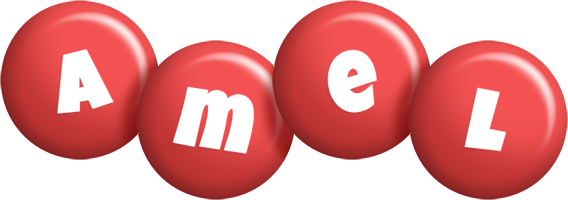 Amel candy-red logo
