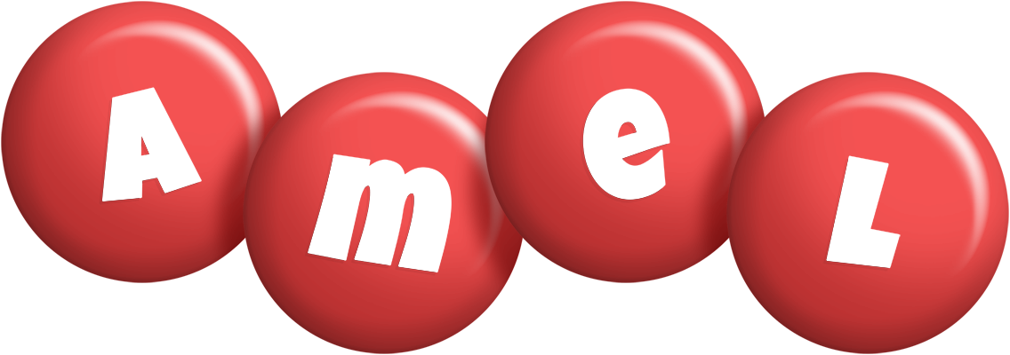 Amel candy-red logo