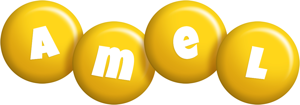 Amel candy-yellow logo