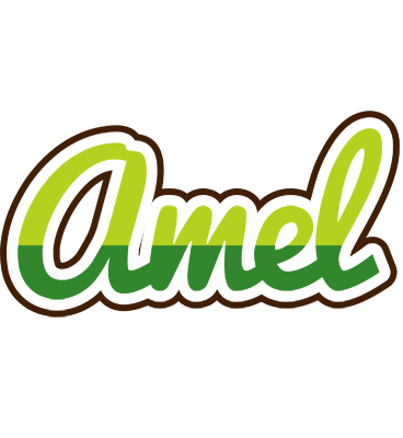 Amel golfing logo