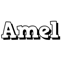 Amel snowing logo
