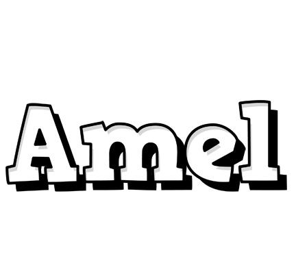 Amel snowing logo