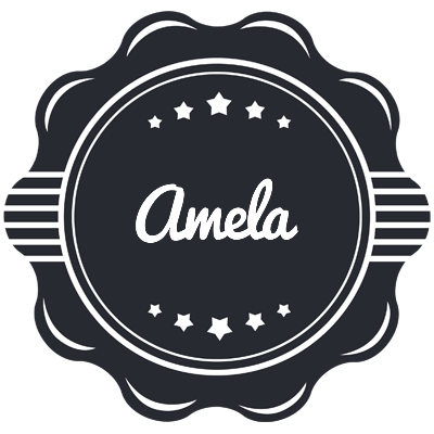 Amela badge logo