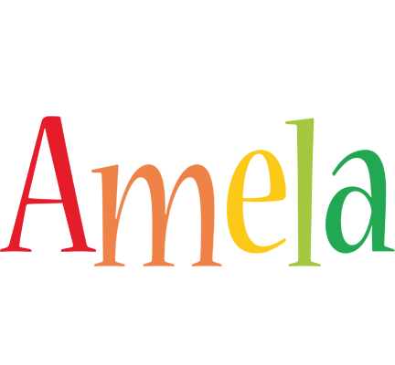 Amela birthday logo