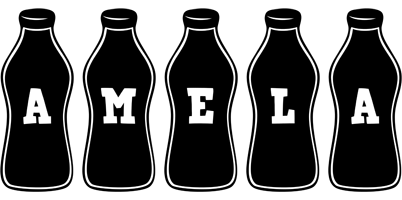 Amela bottle logo