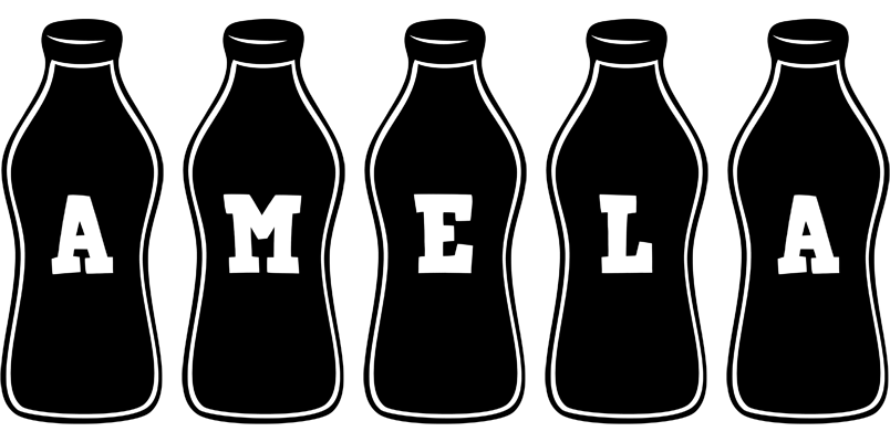 Amela bottle logo
