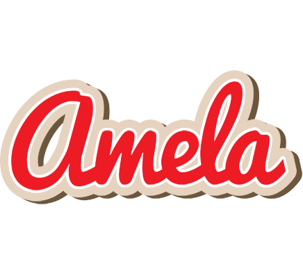 Amela chocolate logo