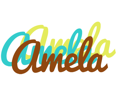 Amela cupcake logo