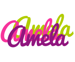 Amela flowers logo