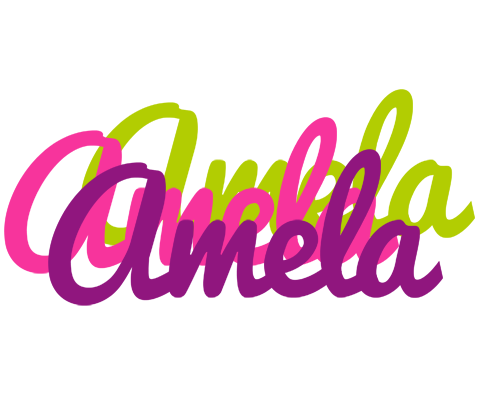 Amela flowers logo