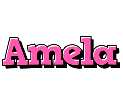 Amela girlish logo