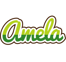 Amela golfing logo