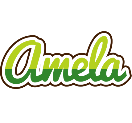 Amela golfing logo