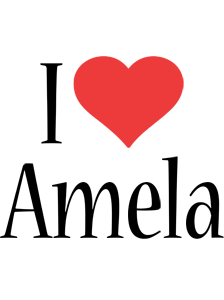 Amela i-love logo