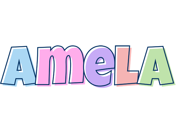 Amela pastel logo