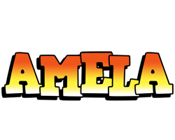 Amela sunset logo