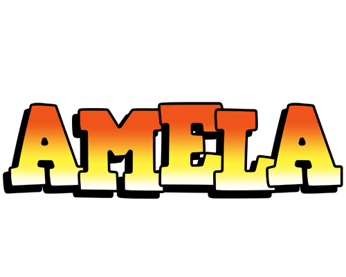 Amela sunset logo