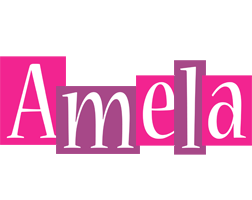 Amela whine logo