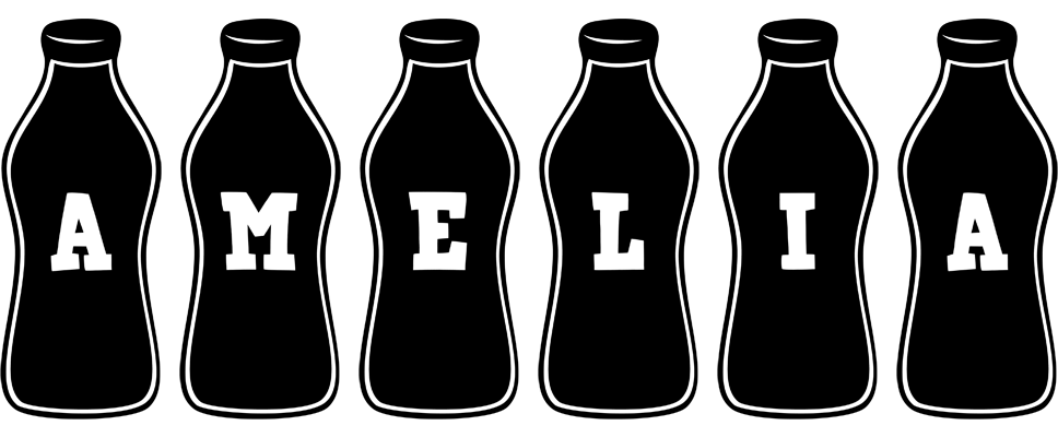 Amelia bottle logo