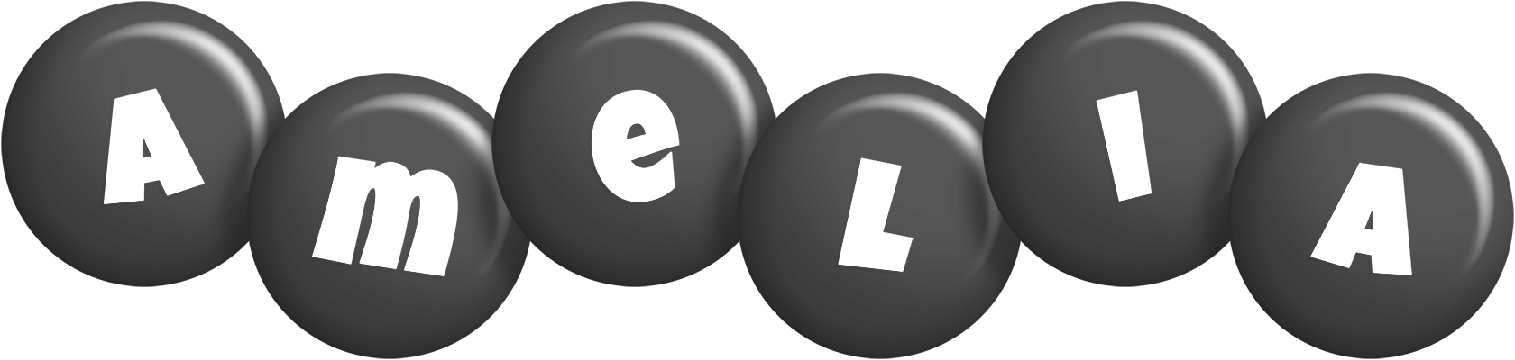 Amelia candy-black logo