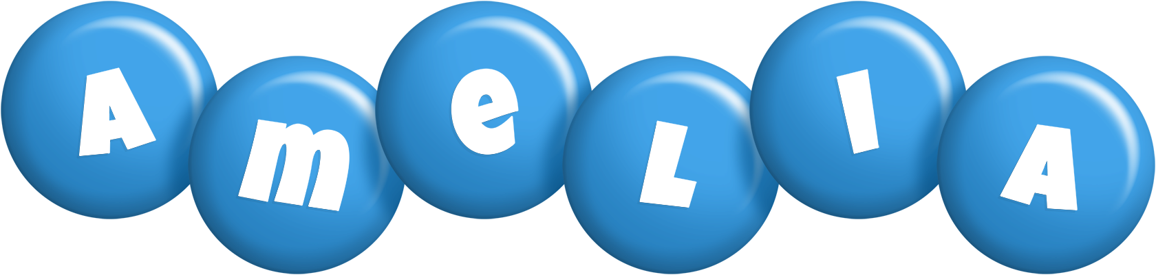 Amelia candy-blue logo