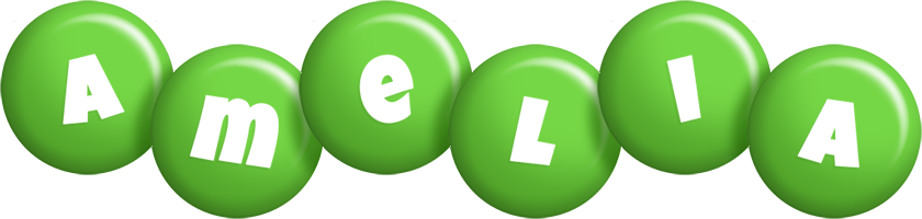 Amelia candy-green logo