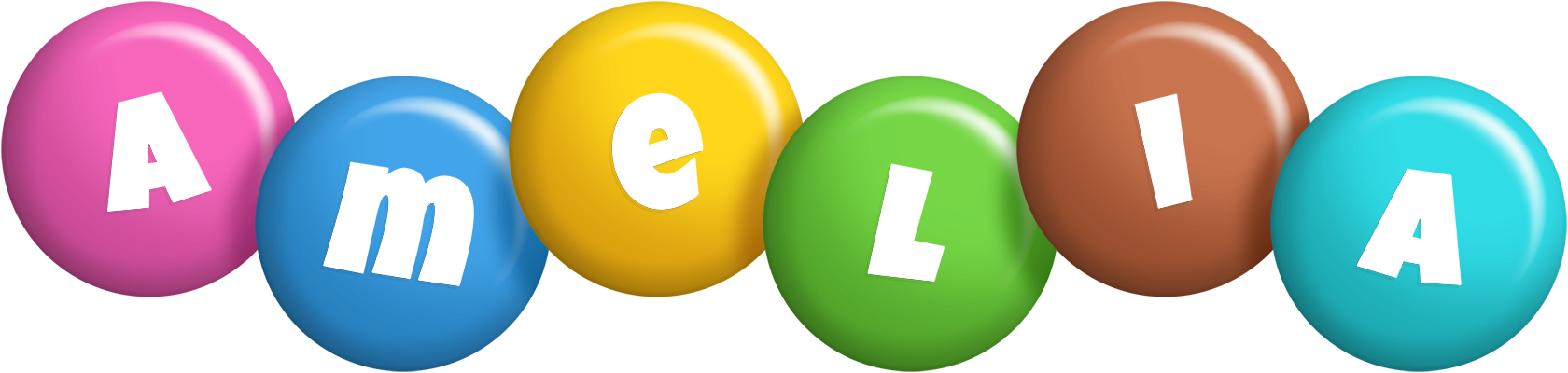 Amelia candy logo