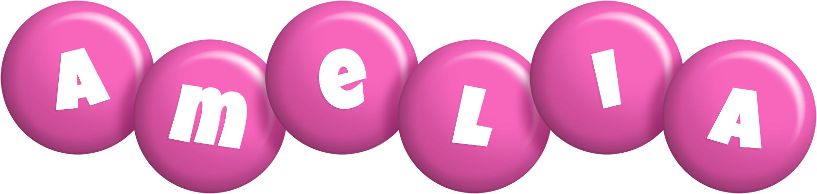 Amelia candy-pink logo