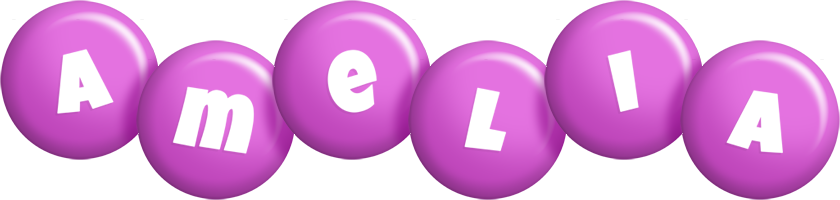 Amelia candy-purple logo