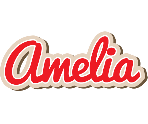 Amelia chocolate logo