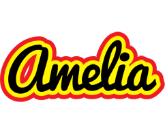 Amelia flaming logo